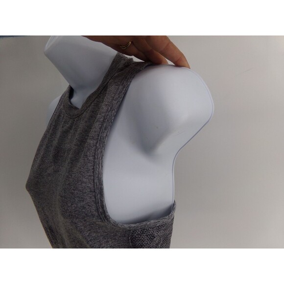 Gymshark Adapt Ombre Seamless Contour Highneck Tank Top Shirt Size Medium Gray M - Picture 6 of 11